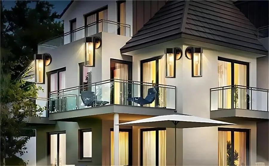 LED Solar Wall Mount Light Outdoor Solar Powered Auto On/Off Waterproof Garden Decoration Yard Post Porch Fence Lawn Lights