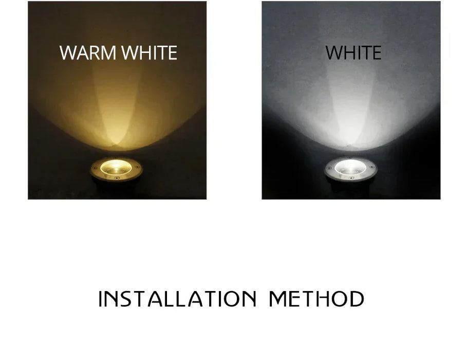 Outdoor Solar Ground Light Waterproof Garden In-ground Pathway Light Solar Landscape Light for Lawn Yard Deck Patio Walkway