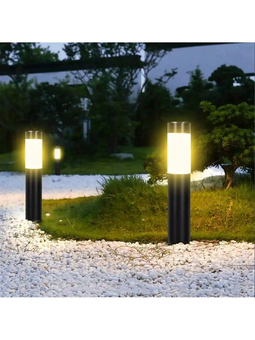 Solar Pathway Lights Outdoor Waterproof-Auto On/Off Solar Garden Lights for Yard Walkway Driveway Patio Lawn&Path-Upgraded Brigh