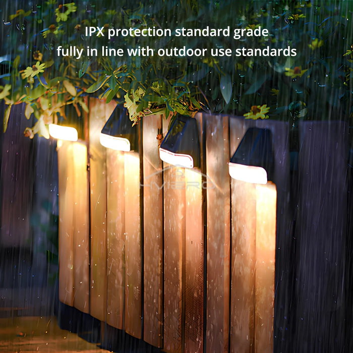 Led Solar Wall Lamps Lighting Ultra Bright Outdoor Rainproof Courtyard Garden Decoration Staircase Steps Fences Induction Light