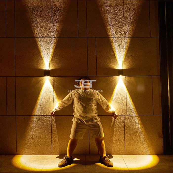 Solar Wall Light Strong Brightness Outdoor Waterproof Home Garden Arrangement Terrace Balcony Atmosphere Decoration Night Lamp