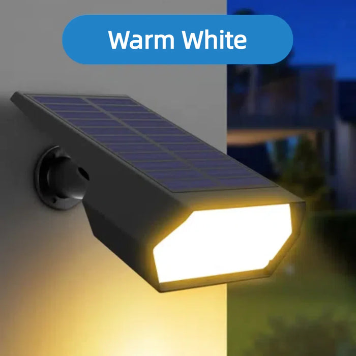 LED Solar Spotlight Floodlight High Bright Dimmable With Large Solar Panel Built-in 1200mAh Battery For Outdoor Garden Yard Lawn