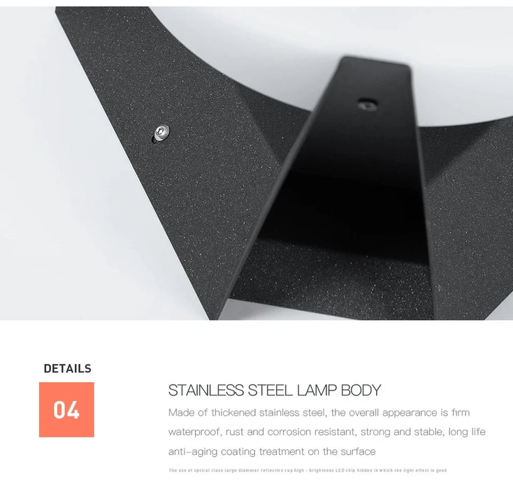 Solar Post Light Outdoor Column Pillar Light 3000K IP65 Garden Landscape Lighting for Patio Fence Cap Deck Flat Surface Fixtures