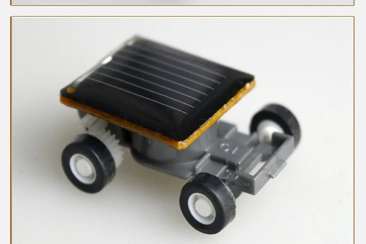 Solar Power Mini Sports Car Smaller Solar Power Project Car Mini Toy Car Educational Gadget Kids Gift Funny Racer