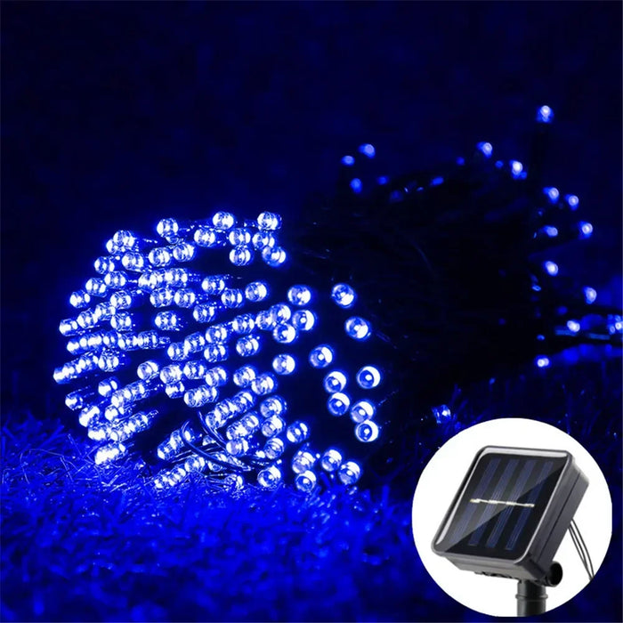 Solar String Light Fairy Outdoor Garden Waterproof Lamp Christmas Garland Xmas Holiday Party Home Halloween Decoration