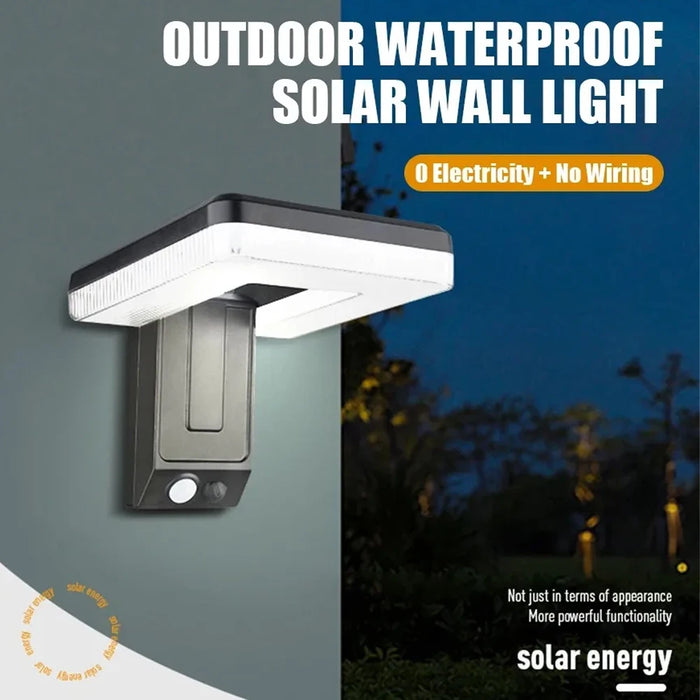 WELCOME DEAL -  Get 1  FREE - Solar Foldable LED Wall Light, Motion Sensor, 3 Modes (Outdoor)