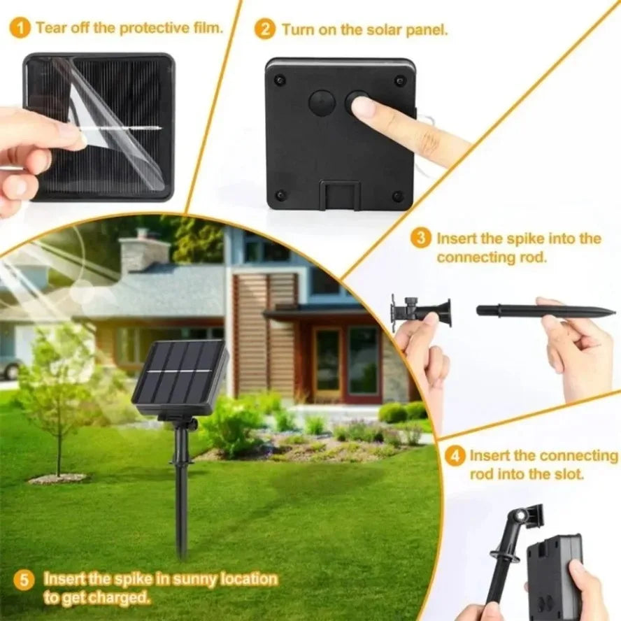 32/22M Solar String Lights Outdoor Waterproof Fairy Garland Lights 300LED 8 Modes Christmas Party Garden Patio Wedding Decor