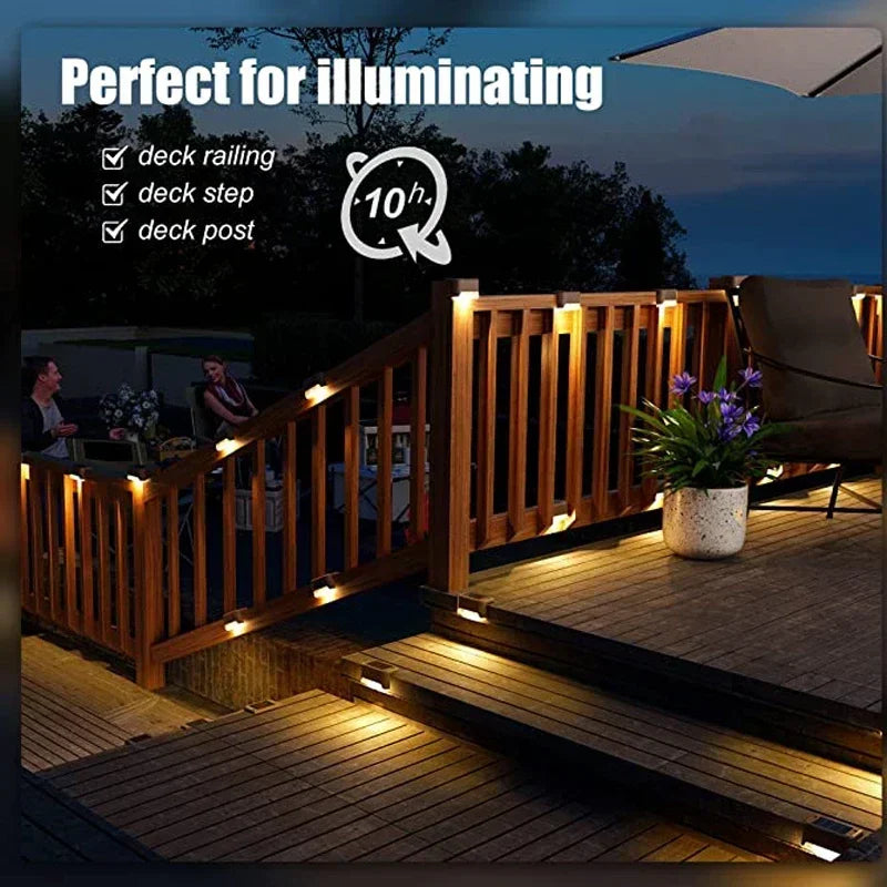 Solar Wall Lights Outdoor Fence Lights Wall Sconce Up Down Lighting Waterproof Outside for Deck House Yard Path Porch Stairs