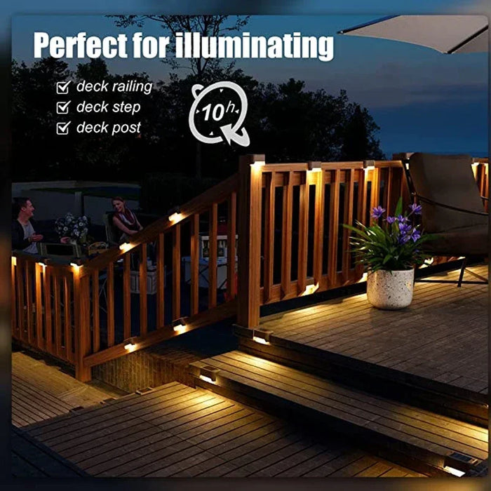 Solar Wall Lights Outdoor Fence Lights Wall Sconce Up Down Lighting Waterproof Outside for Deck House Yard Path Porch Stairs