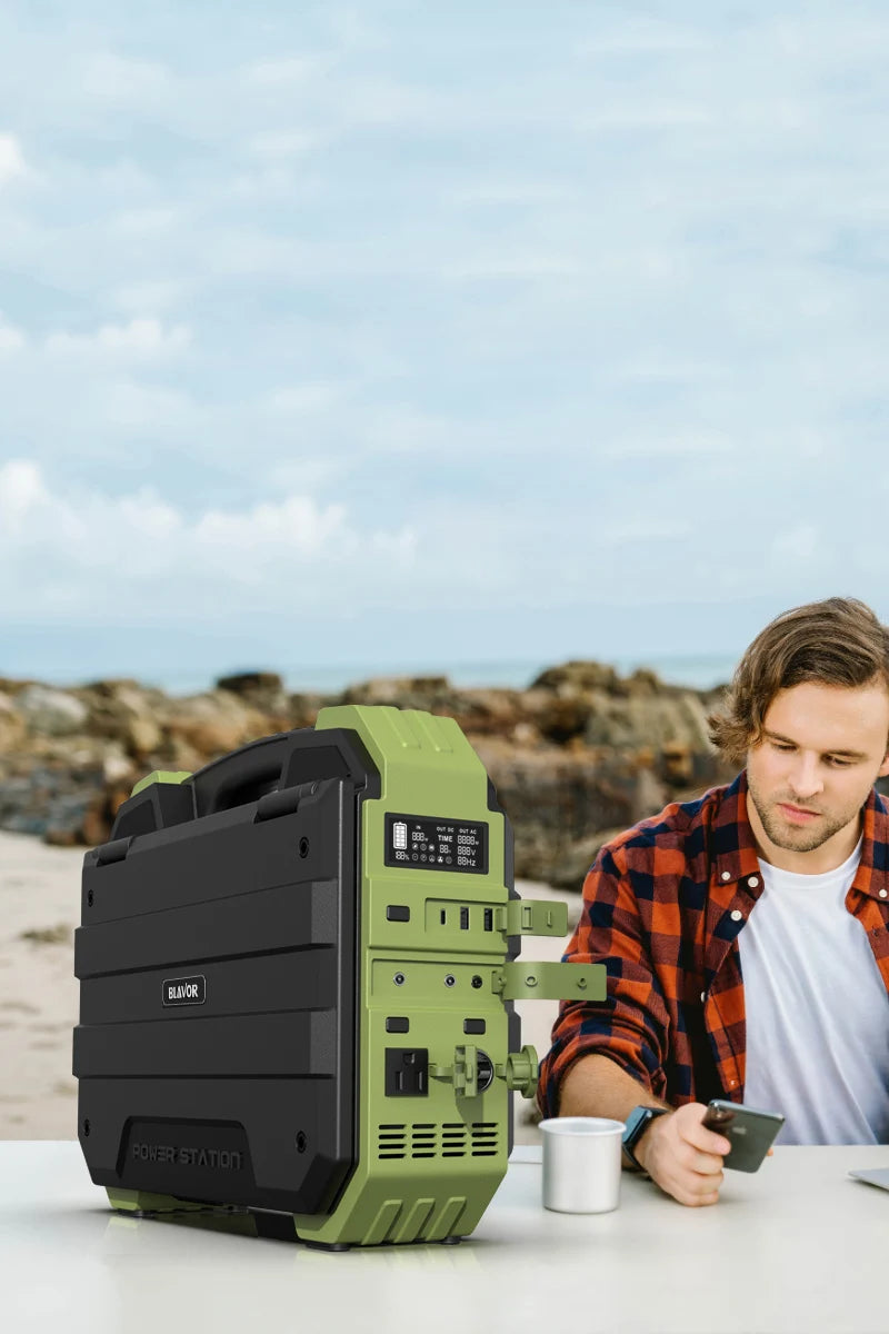 Portable High-power 600W Outdoor Camping Power Supply Factory Solar Emergency Mobile Energy Storage Power Bank