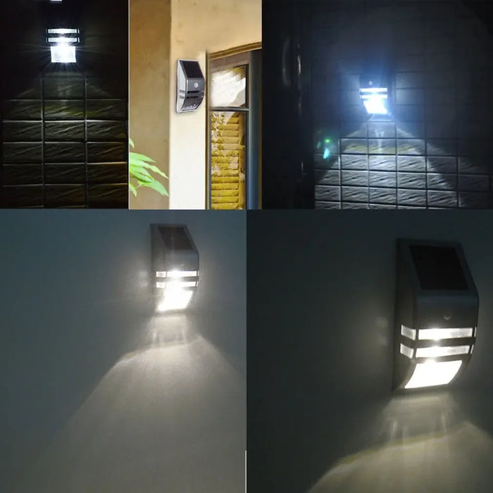 Indoor Outdoor Lighting Solar Stainless Steel Wall Light Stainless Steel Solar Fence Light Step Fence Light Factory