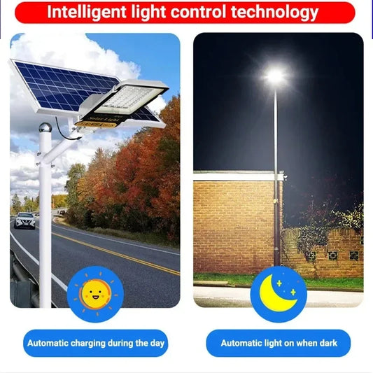2000w Split Solar street Light Outdoor Aluminum Solar Street light Garden sunlight House Remote Control Waterproof Wall Lamp