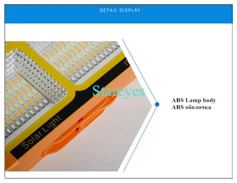 Portable Solar LED Floodlight Rechargeable Flood light Outdoor Photovoltaic panel emergency flashlight torch IP66 Waterproof