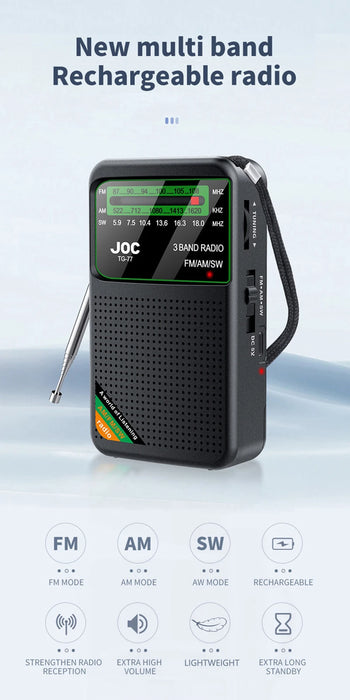 Xiaomi Full Band Radio Portable Radio Am Fm Sw Multi-function Radio Excellent Reception Transistor Radio With Loud Speaker