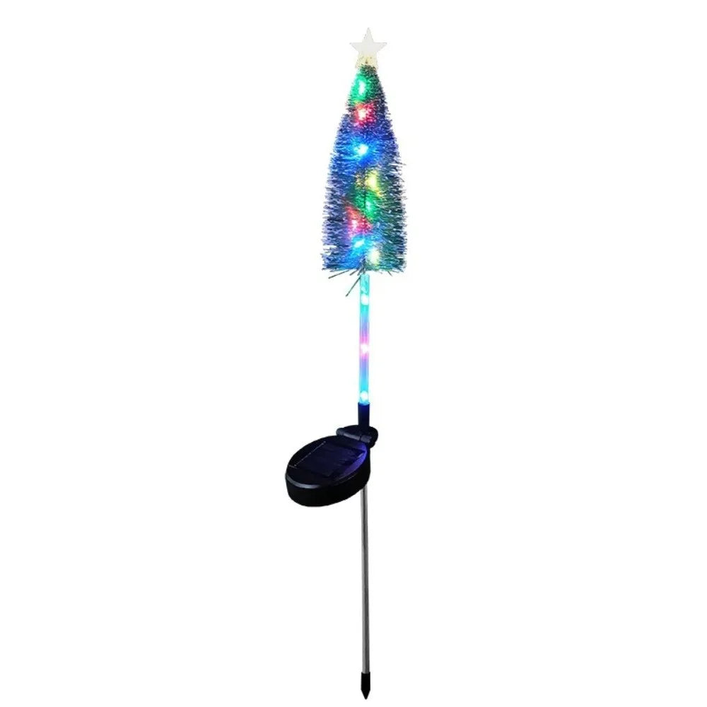 Decorative Solar Christmas Tree Lights Energy Saving Weatherproof Solar Garden Lights Stars Design Warm White/ Colorful