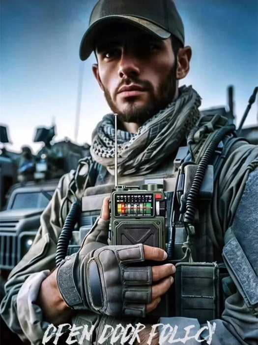 Hand-operated Emergency Solar Bluetooth Outdoor Camping Alarm Radio Multi-band Earthquake Prevention Solar Radio With Flashlight