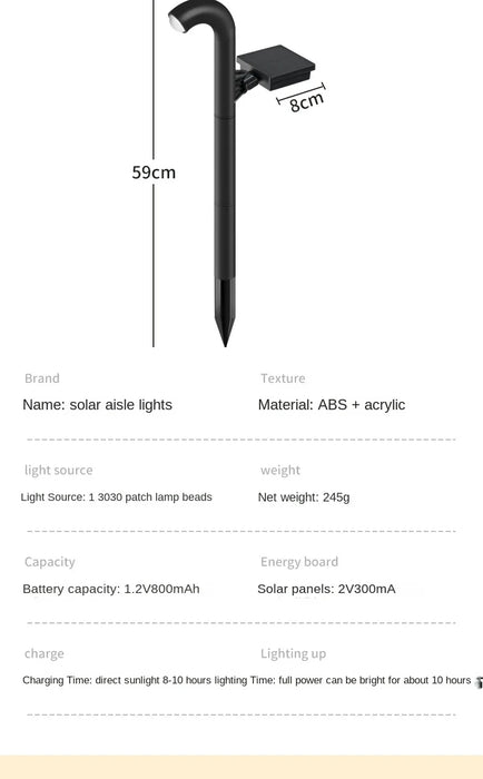 Durable Solar Pathway Lights for Driveway and Garden Landscape