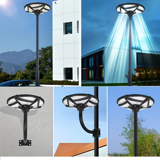 Solar outdoor street lamp UFO solar street lamp garden lamp with sensorintelligent light sensesuitable for all kinds of scenes