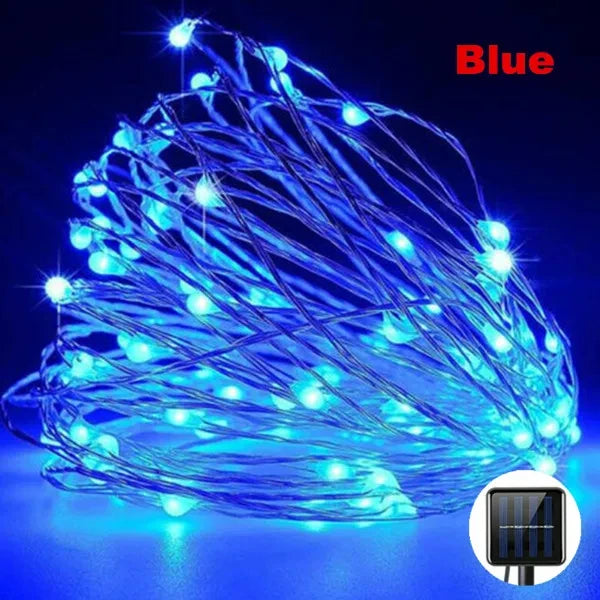 Solar Lamp String Lights 100/200/300/400 LEDs Fairy Holiday LED Outdoor Christmas Party Garland Solar Garden Waterproof Decor