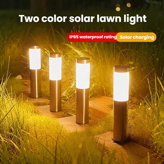 Solar Pathway Lights Outdoor Waterproof-Auto On/Off Solar Garden Lights for Yard Walkway Driveway Patio Lawn&Path-Upgraded Brigh