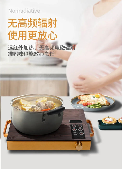 Solar Powered Stove Cooker 12v Dc 600W Battery Powered Cooker Ceramic Cooktops