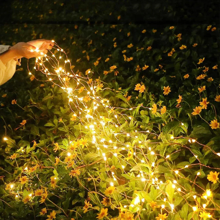 Christmas Decoration 300LED Solar String Lights Outdoor Waterproof Copper Wire Fairy Lights 8 Modes Suitable for Wedding Party