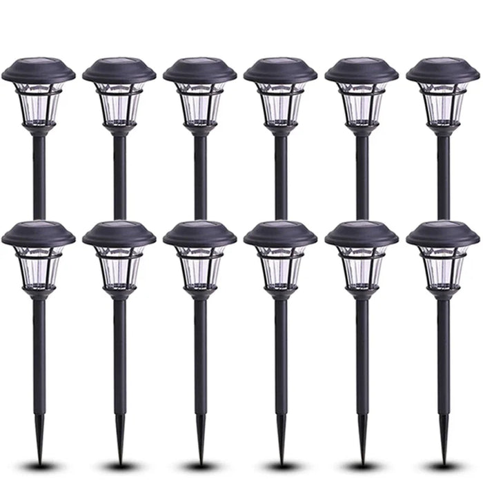 Solar Courtyard LED Ground Light Waterproof Outdoor Garden Decorative Pathway Lights for Patio Lawn Walkway Street
