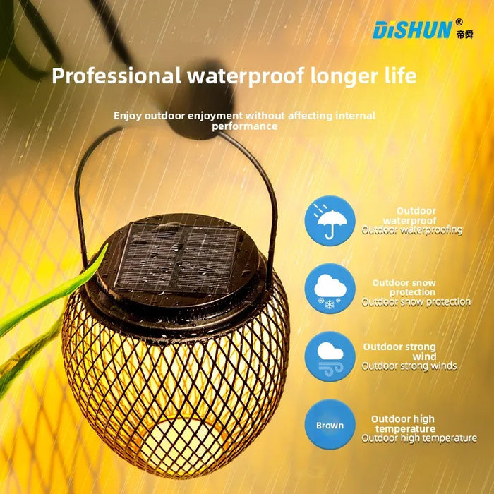 Solar Lantern Courtyard Light Outdoor Landscape Balcony Home Decoration Garden Solar Courtyard Light