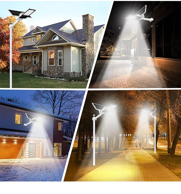 2000w Split Solar street Light Outdoor Aluminum Solar Street light Garden sunlight House Remote Control Waterproof Wall Lamp