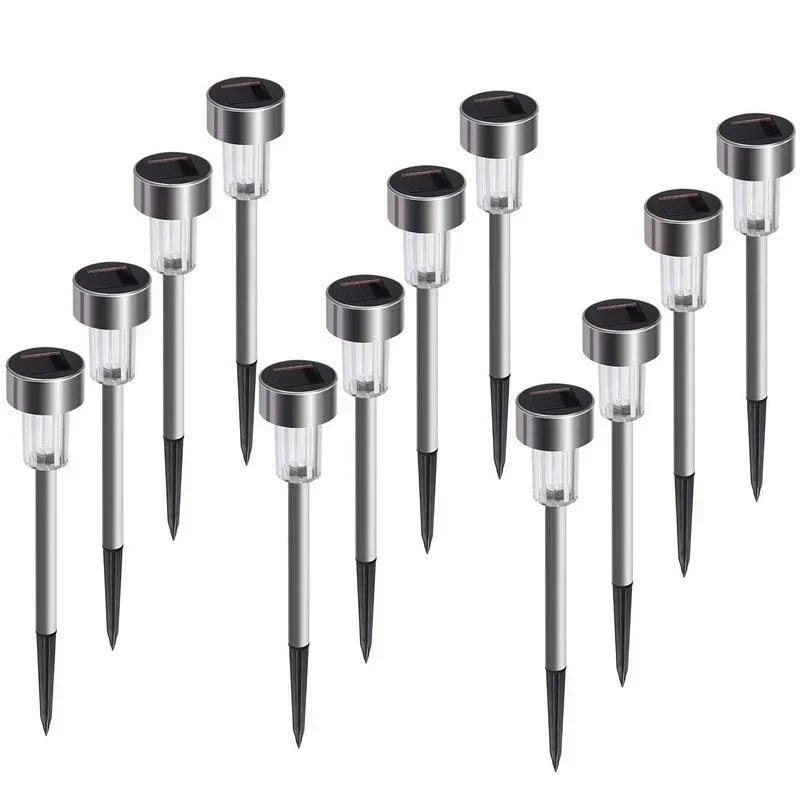 Solar Outdoor Lights Garden Lamp Solar Powered Waterproof Landscape Path Outdoor for Yard Backyard Lawn Patio Decorative