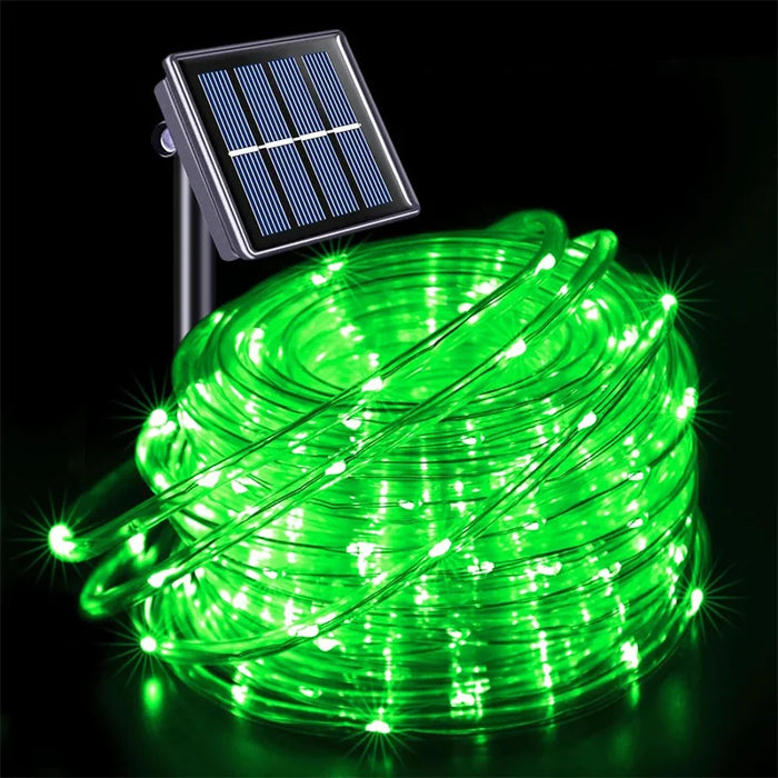 Solar String Light Outdoor Tube Rope Lights Waterproof Tube Lights for Outdoor Home Garden Parties Decor Led Lights Outdoor