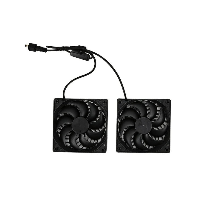 Solar fan set, waterproof and portable solar panel and fans, suitable for greenhouses, poultry houses, solar charging