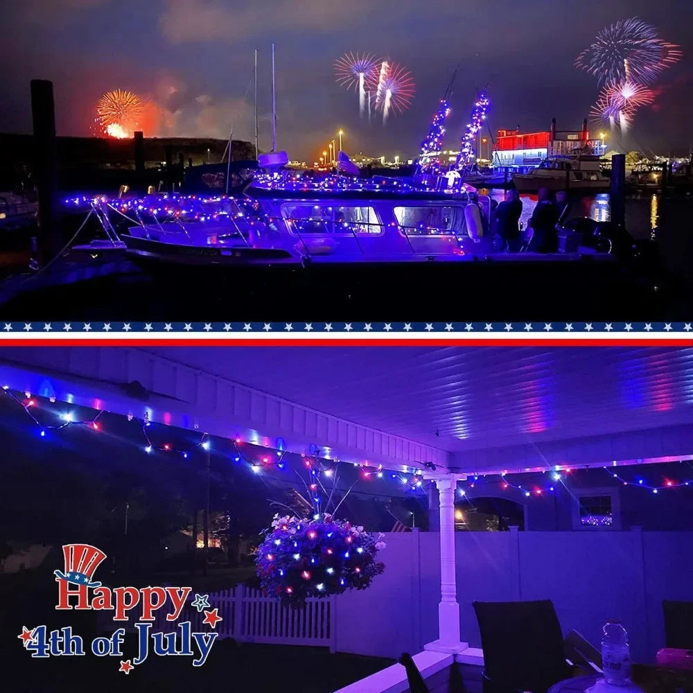 Solar String Fairy Light 8 Lighting Modes 5M 7M Waterproof Outdoor LED Garland Street Lamp Holiday Christmas Garden Decoration