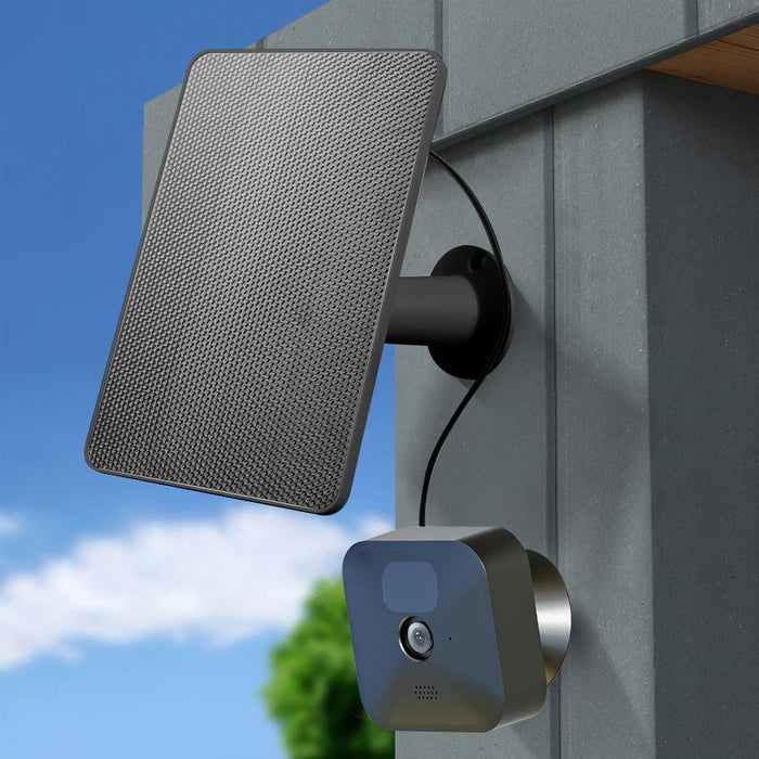 Solar Battery Charger 4W Solar Power Bank Waterproof Micro USB with Rubber Plug for Blink XT/XT2/Outdoor Camera(3rd Gen)