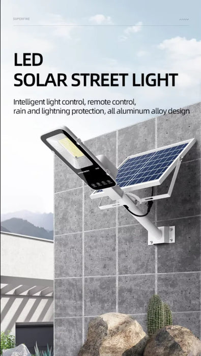High quality outdoor solar street light with long-term operation, automatic sensing, waterproof, high-power solar street light
