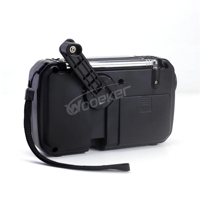 E09 Emergency Radios Output 5V/2A AM/ FM Radio Solar Hand Crank USB Rechargeable Torch Reading LED Lamp SOS Alarm Power Bank