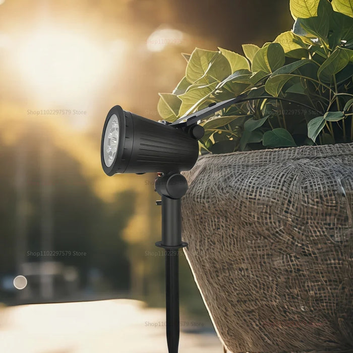 Solar Spotlight Outdoor Led Garden Lights Lawn Lamp Low Voltage Landscape Lighting Waterproof Outdoor  Garden Decoration