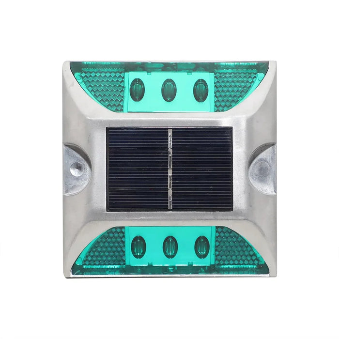 Solar Raised Pavement Marker High Brightness IP68 Waterproof Reflective Road Marker Solar Driveway Dock Light Sidewalk Stair
