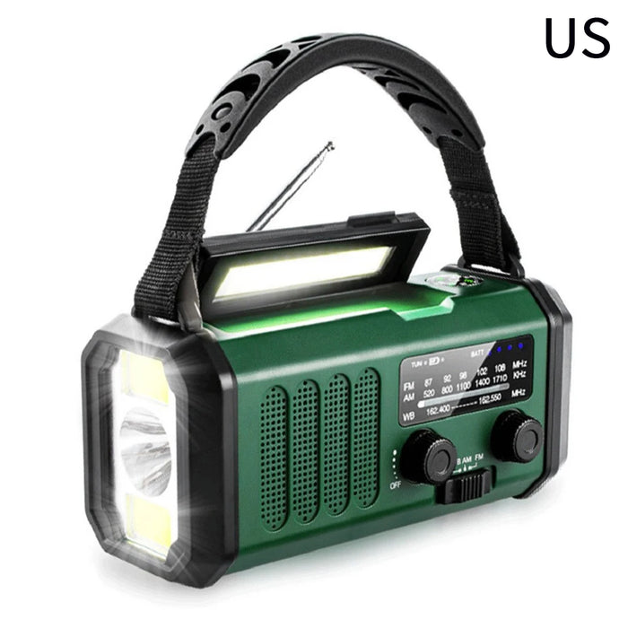 Emergency Hand Crank Radio 20000mAh Solar Powered Radio with Flashlight Reading Lamp SOS Alarm for Outdoor Camping and Emergency