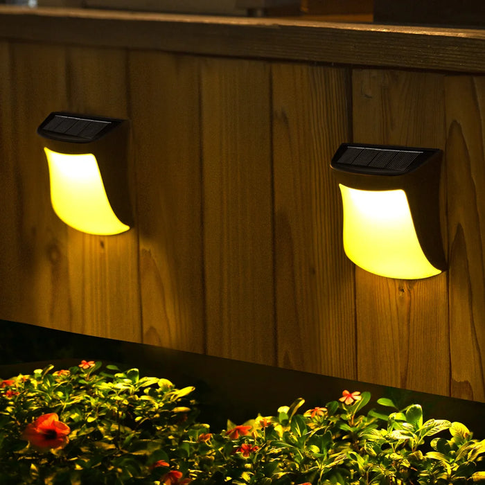 Outdoor Solar Energy Landscape Wall Lights For Garden LED Waterproof Lighting Street Lamp For Backyard Decorations Powered Spot