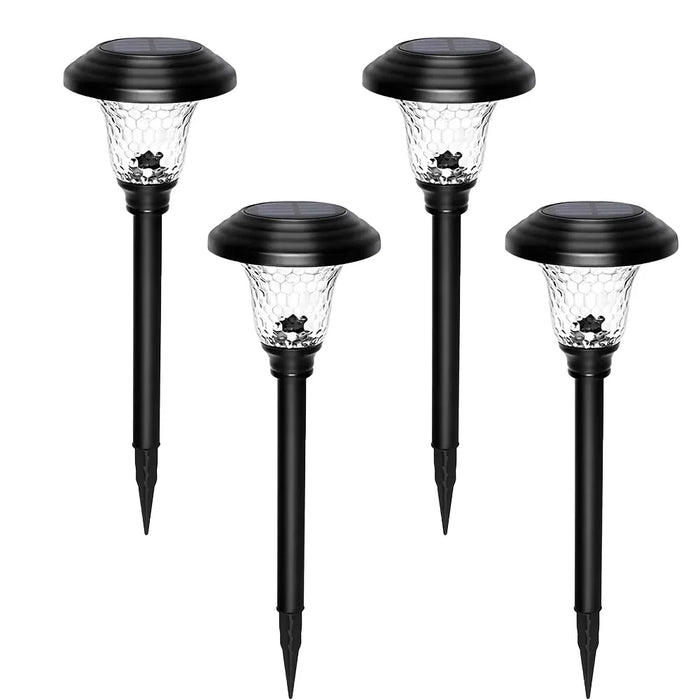 Solar Pathway Lights Outdoor Waterproof Bright Monocrystalline Silicon Garden Decora Light LED Landscape Lamp for Yard Fenced
