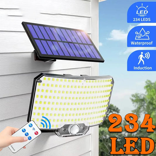 Solar 234 LED Outdoor Street Diameter Light with Motion Sensor and Remote Control