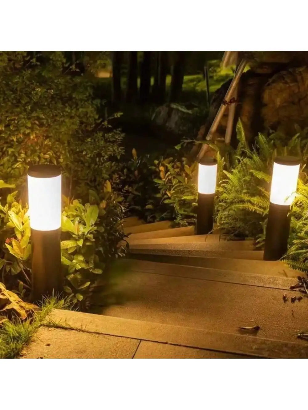 Solar Pathway Lights Outdoor Waterproof-Auto On/Off Solar Garden Lights for Yard Walkway Driveway Patio Lawn&Path-Upgraded Brigh
