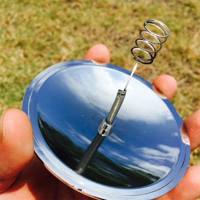 Outdoor Solar Ignition Fire Starter Kit - Windproof, Waterproof, Portable for Travel, Camping, Hiking, Wilderness Survival Tools