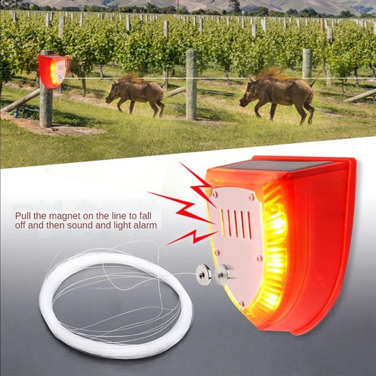 Solar Driving Alarm Garden Construction Site Driving Beast Anti-Thief Solar DC Cable Alarm