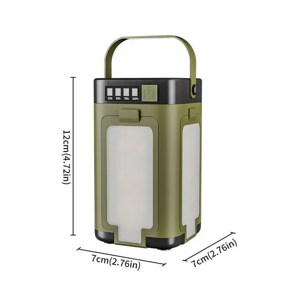 Camp Light Tent Lights For Camping Solar Portable 6 Modes Dimmable With 90 Degree Expandable 4 Led For Hiking Patio Tent Power