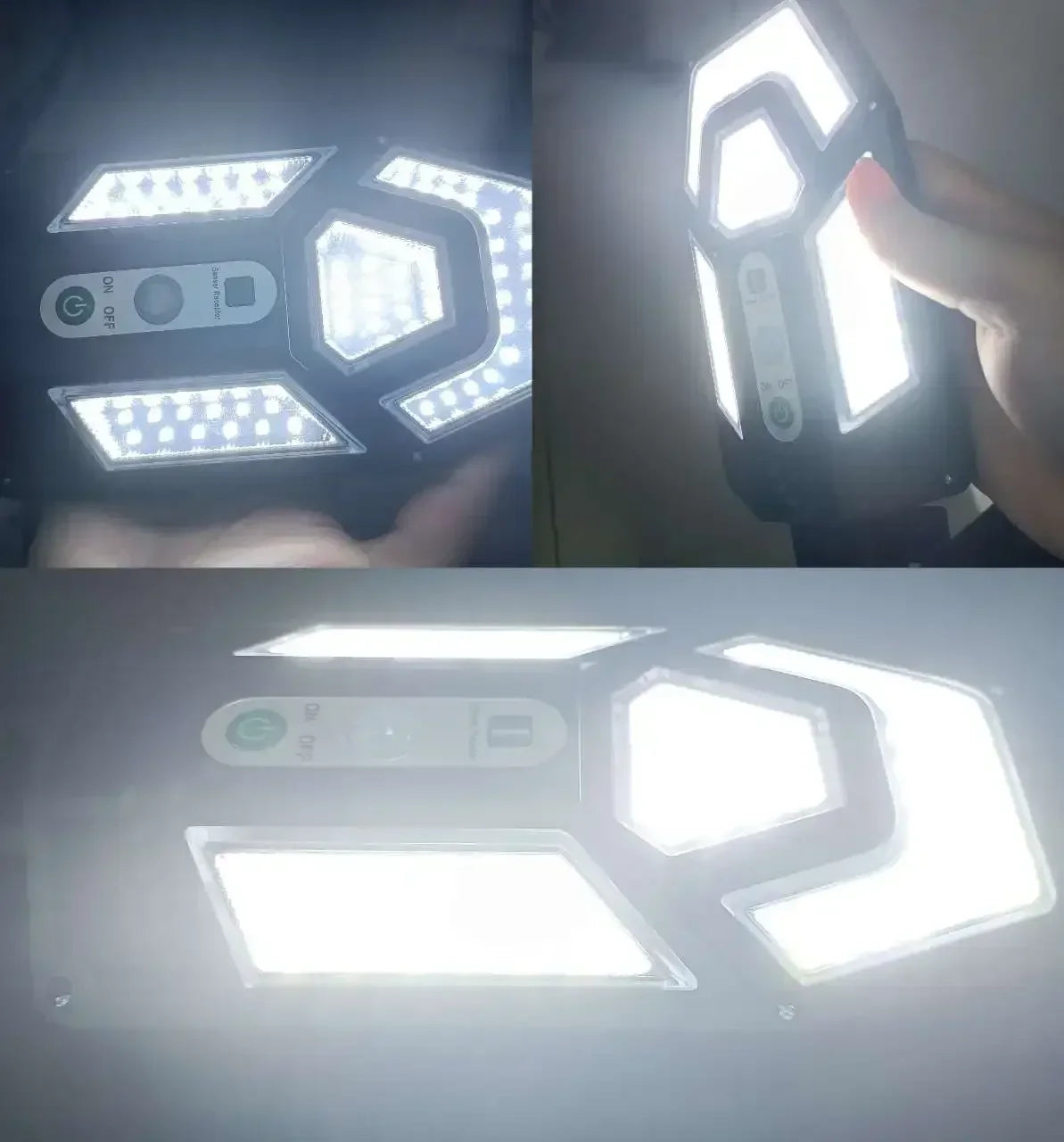 LED Solar Street Light Outdoor Waterproof Motion Sensor Remote Control Lights 3 Mode Courtyard Porch Decorative Wall Lamp