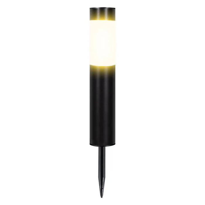 Solar Garden Pathway Lights Outdoor LED Lighting Ground Plug Bollard Light for Patio Gardens Pathways Lawn Yard