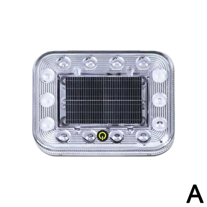 Car Solar Warning Light Multi Mode Touch Control Sensitive Flashing Lights Magnetic Light Sensing Car Accessories For Trucks SUV
