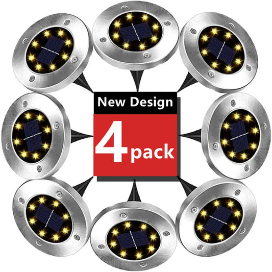 Solar Ground Light Garden Lamp Solar Powered Landscape Path Outdoor for Yard Backyard Lawn Patio Decorative Wedding Christmas